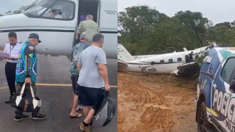 Avião cai no interior do Amazonas e deixa 14 mortos; passageiros eram turistas