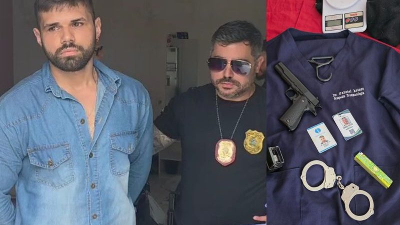 Homem é preso por se passar por médico e atender crianças em Manaus (vídeo)