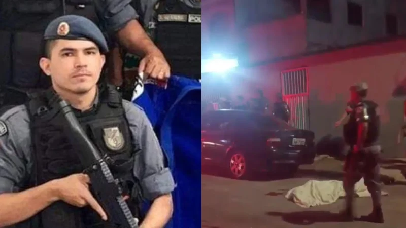 VÍDEO: Policial militar é baleado durante tentativa de assalto em Nossa Senhora de Fátima 2; suspeito morreu no local