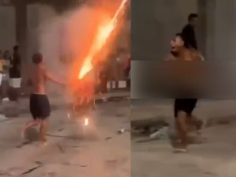 Homem perde dedo após explosão de artefato durante festa de São João na Bahia